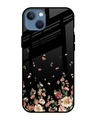 Shop Floating Floral Print Premium Glass Case for Apple iPhone 13 (Shock Proof, Scratch Resistant)-Front