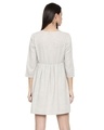 Shop Floral Embroidered Grey Dress For Women's