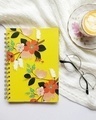 Shop Floral Fantasy Designer Notebook (Hardbound, A5 Size, 144 Pages, Ruled Pages)-Front