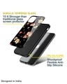 Shop Floral Printed Premium Glass Cover For iPhone 12 mini (Impact Resistant, Matte Finish)-Design
