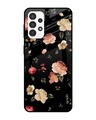 Shop Floral Printed Premium Glass Cover For  A13(Impact Resistant, Matte Finish)-Front