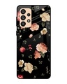 Shop Floral Printed Premium Glass Cover For  A33 5G(Impact Resistant, Matte Finish)-Front