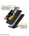 Shop Floral Printed Premium Glass Cover For Oppo F19 (Impact Resistant, Matte Finish)-Design