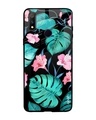 Shop Floral Printed Premium Glass Cover for Realme 3 Pro (Shock Proof, Lightweight)-Front