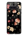 Shop Floral Printed Premium Glass Cover For Samsung Galaxy S10(Impact Resistant, Matte Finish)-Front