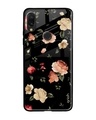Shop Floral Printed Premium Glass Cover For Xiaomi Redmi Note 7S (Impact Resistant, Matte Finish)-Front