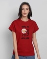 Shop Flower Kind Boyfriend T-Shirt-Front