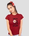 Shop Flower Kind Half Sleeve T-Shirt-Front