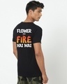 Shop Flower Nhi Fire Hai Half Sleeve T-shirt-Design