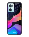 Shop Fluid Printed Premium Glass Cover for OnePlus Nord CE 2 5G (Shock Proof, Lightweight)-Front