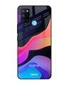 Shop Fluid Printed Premium Glass Cover for Realme 7i (Shock Proof, Lightweight)-Front