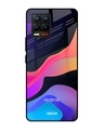 Shop Fluid Printed Premium Glass Cover for Realme 8 Pro (Shock Proof, Lightweight)-Front