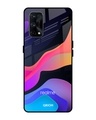 Shop Fluid Printed Premium Glass Cover for Realme X7 Pro (Shock Proof, Lightweight)-Front