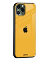 Shop Iphone 11 Pro Max Fluorescent Yellow Glass Case-Design