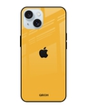 Shop Fluorescent Yellow Premium Glass Case for Apple iPhone 15 (Shock Proof, Scratch Resistant)-Front