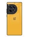 Shop Fluorescent Yellow Premium Glass Case for OnePlus 12R 5G(Shock Proof, Scratch Resistant)-Front