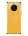 Shop Fluorescent Yellow Premium Glass Case for OnePlus 7T(Shock Proof, Scratch Resistant)-Front