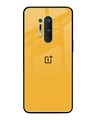 Shop Fluorescent Yellow Premium Glass Case for OnePlus 8 Pro(Shock Proof, Scratch Resistant)-Front