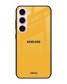 Shop Fluorescent Yellow Premium Glass Case for Samsung Galaxy S23 5G (Shock Proof, Scratch Resistant)-Front