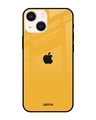 Shop Fluorescent Yellow Premium Glass Cover for Apple iPhone 14 Plus (Shockproof, Light Weight)-Front