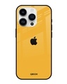 Shop Fluorescent Yellow Premium Glass Cover for Apple iPhone 14 Pro (Shockproof, Light Weight)-Front