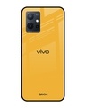 Shop Fluorescent Yellow Premium Glass Cover for Vivo T1 5G (Shockproof, Light Weight)-Front