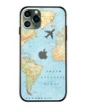 Shop Fly Around The World Premium Glass Case for Apple iPhone 11 Pro (Shock Proof, Scratch Resistant)-Front