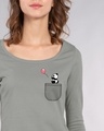 Shop Fly Away Balloon Scoop Neck Full Sleeve T-Shirt-Front