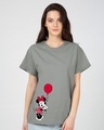Shop Fly High Minnie Boyfriend T-Shirt (DL)-Front