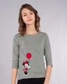 Shop Fly High Minnie Round Neck 3/4th Sleeve T-Shirt (DL)-Front
