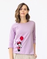 Shop Fly High Minnie Round Neck 3/4th Sleeve T-Shirt (DL)-Front