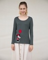 Shop Fly High Minnie Scoop Neck Full Sleeve T-Shirt (DL)-Design