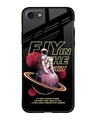 Shop Fly In Sky Premium Glass Case for Apple iPhone SE 2020 (Shock Proof, Scratch Resistant)-Front