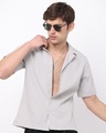 Shop Men's Grey Slim Fit Shirt