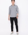 Shop Men's Grey Slim Fit Shirt