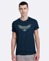 Shop Flying Owl Half T Shirt-Front