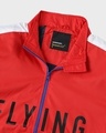 Shop Flying Red Color Block Windcheater