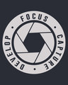 Shop Focus Capture Develop Half Sleeve T-Shirt