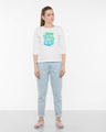 Shop Follow Your Heart Round Neck 3/4th Sleeve T-Shirt-Full