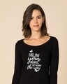 Shop Follow Your Way Scoop Neck Full Sleeve T-Shirt-Front