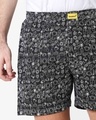 Shop Foodie Black Knitted Boxers