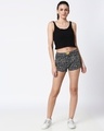 Shop Foodie Black Knitted Boxers-Full