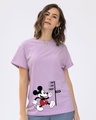 Shop Foodie Mickey Boyfriend T-Shirt (DL)-Front