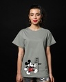 Shop Foodie Mickey Boyfriend T-Shirt (DL)-Front