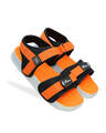 Shop Orange Comfort Sandals For Men-Front