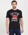 Shop For Fox Sake Cotton Half Sleeves T-Shirt-Front
