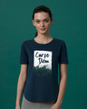 Shop Forest Carpe Diem Basic Round Hem T-Shirt-Front
