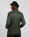 Shop Women's Green Relaxed Fit Puffer Jacket-Design