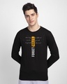 Shop Forget Rules Full Sleeve T-Shirt-Front