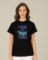 Shop Forget Things Boyfriend T-Shirt-Front